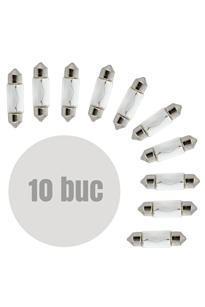 CarGuard Bec MTR C5W 12V 10W SV8.5 Комплект 10 броя