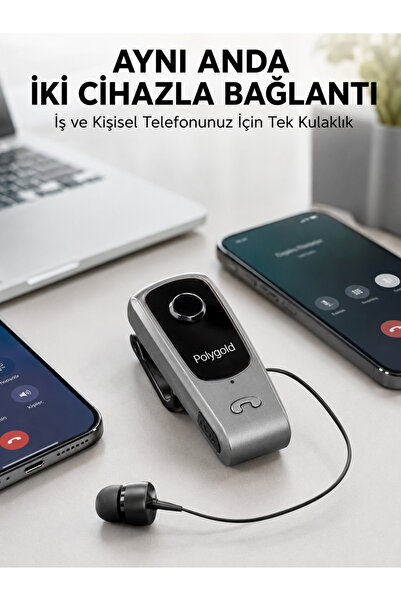 Genel Markalar ASTRALTECH Mikrofonlu ve Ses Kontrollü Kablosuz Kulak İçi Kula...