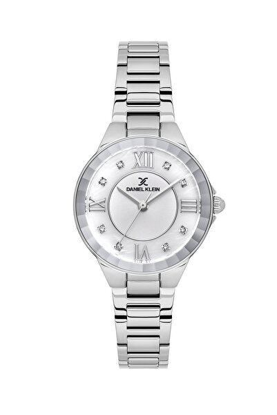 Daniel Klein Silver Color Gift Packaged 30 mm Women's Wristwatch