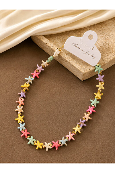 Generic Brand Colorful Star Necklace