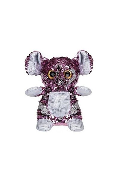 PMS International Elefant de pluș argintiu de 13 cm
