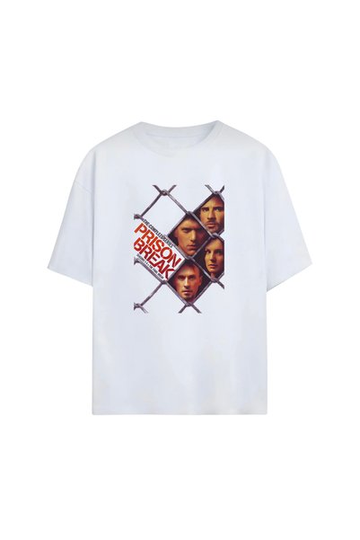Grafftee Clothing Prison Break Printed Oversize Unisex T-Shirt |   Specially ...