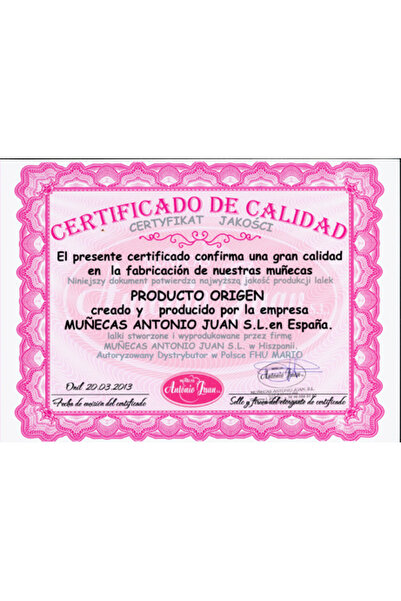 Antonio Juan Lalka Baby Toneta AJ70357