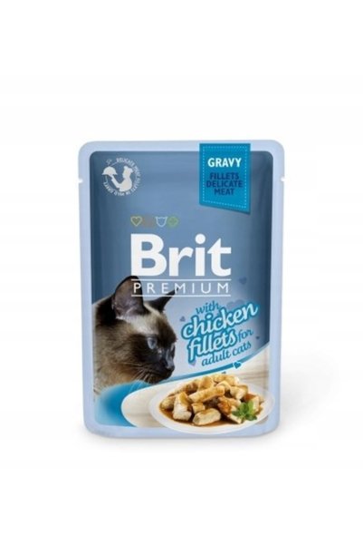 NO BRAND Hrana pentru pisici BRIT Premium Pui 85 g