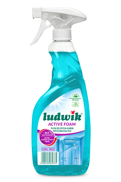 NO BRAND LUDWIK Floral Violet 600 ml lichid de spălat pentru cabine de duș