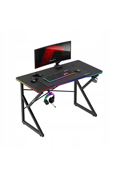 Huzaro Biurko Hero 1.7 RGB Negru cu iluminare de fundal