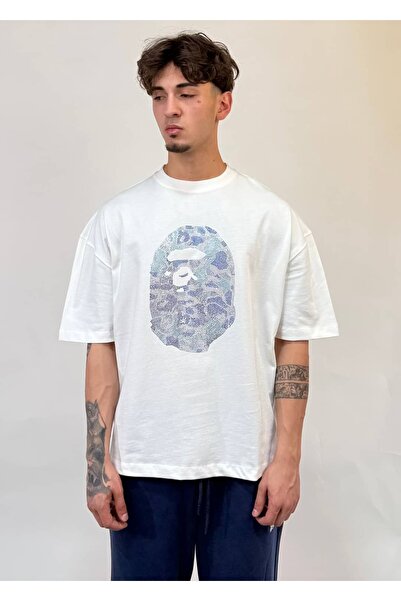 zaee B*pe Taşlı Premium Oversize Μπλουζάκι