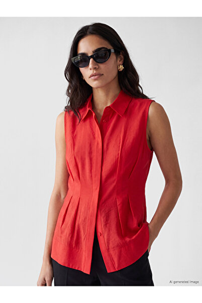 LC Waikiki Two Mt Shop Quality Pleated Women's Shirt