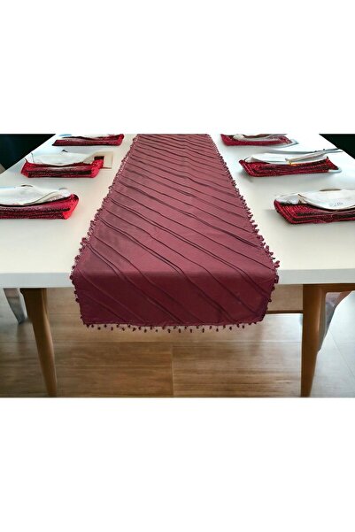 Linea Home ΧΡΙΣΤΟΥΓΕΝΝΙΑΤΙΚΟ ΡΑΝΕΡ ΤΑΦΤΑΣ 50Χ170 ΜΠΟΡΝΤΩ ΜΕ ΚΡΥΣΤΑΛΛΑΚΙΑ LH20...