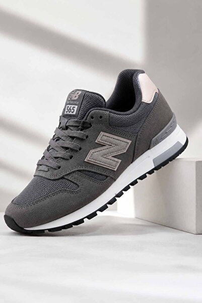New Balance 565 Women's Casual Sports Shoes – Gray Comfortable Sneaker with P...
