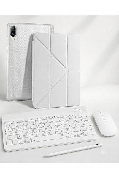 TUROTTO Galaxy Tab S11 ULTRA X930 İle Uyumlu Standlı Kılıf Dokunmatik Kalem v...