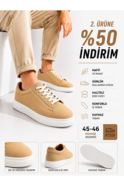 Ayakkabı Deryası Erkek Sneaker Ayakkabı Günlük Casual Spor Ayakkabı Kalın Tab...