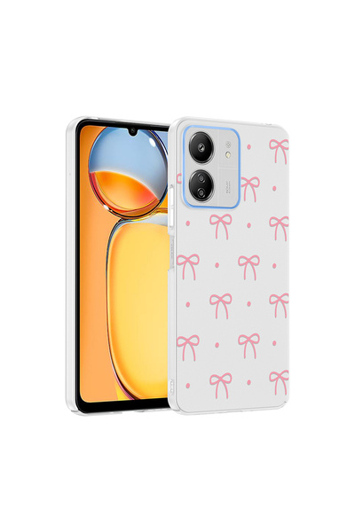 Nezih Case Redmi 15C Uyumlu Yumuşak Silikon Şeffaf Tasarım Zarif Kapak