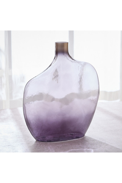 Generic Nouf Midnight Glass Vase - 39 cm