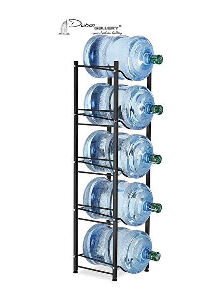 DubaiGallery Water Cooler Jug Rack 5-Tier Water Storage Rack for 5Bottles, De...