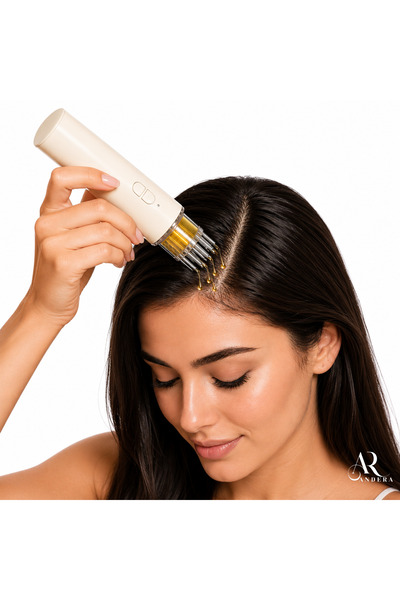 Andera Aplicator Ulei si Seruri pentru Par si Scalp cu Masaj, Distribuire Pre...