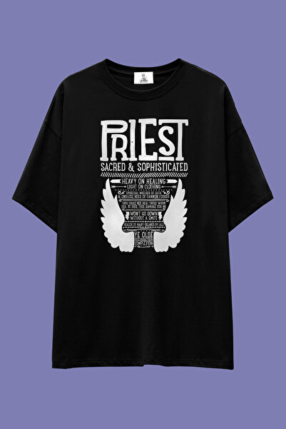 UmbraWear World of Warcraft klase, prilagođeni dizajn, crna široka unisex maj...