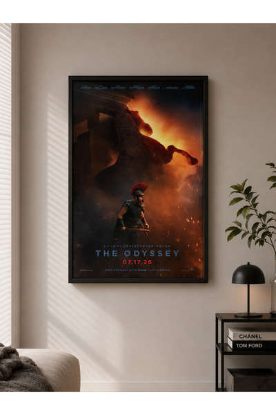 Zuma Studio The Odyssey Film Posteri Siyah Çerçeveli Duvar Tablosu | Premium ...