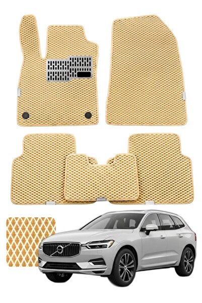 Evanotion Volvo Xc60 2017 ve sonrası Araca Özel Premium Eva Oto Paspas Topuk ...