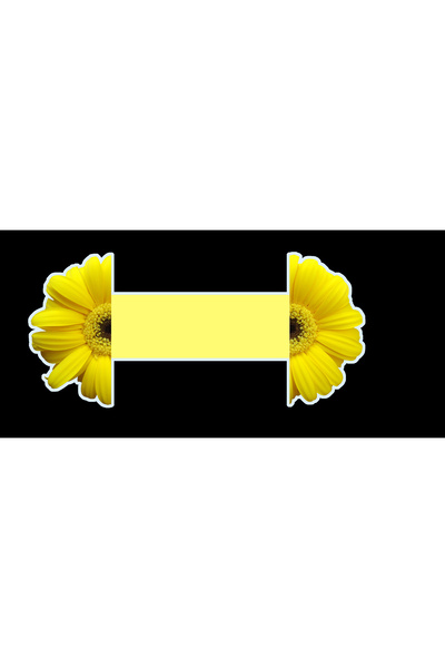 TELLGRAF Specially Cut Flower Bookmark (5 Pieces)