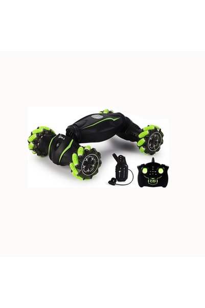 OEM Τηλεκατευθυνόμενο Αυτοκίνητο Stunt SY057 με Εφέ Νερού & Παραμόρφωση Πράσινο