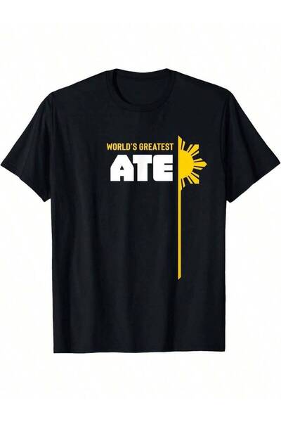 01THEONE Men's Pride T-Shirt - World's Greatest ATE Graphic With Philippine F...