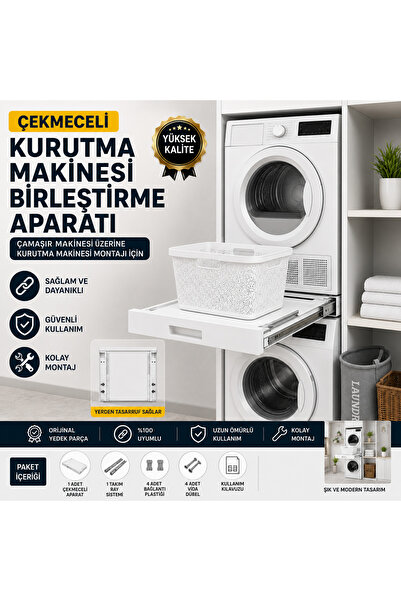 Hoover Kurutma Makinesi Bağlantı Çekmeceli Kurutma Makinesi İstifleme Kiti