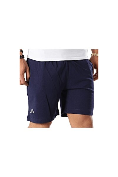 Kappa Pantaloni scurți cu talie elastică și șnur, din bumbac 100%, cu logo br...