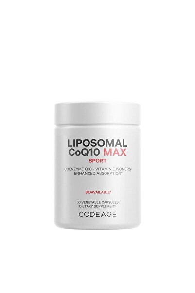 Codeage Coenzima Q10 Lipozomala Liposomal CoQ10 Max Sport 60cps