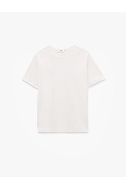 Koton Cotton Crew Neck Short Sleeve Basic T-Shirt