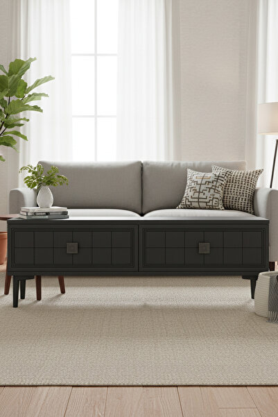 zetuna home TSA1201A - TSA120 TV STAND, TV SEHPASI ve TV ÜNİTESİ ANTRASİT 120CM