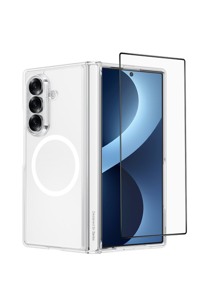 Benks Galaxy Z Fold 8 Ultra Crystal Grand Combo Üçlü Aksesuar Seti Ön Arka Şe...