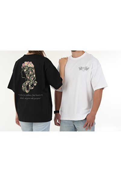 Aquarelle Oversize T-shirt - Virgo Zodiac Sign Unisex - 100% Cotton