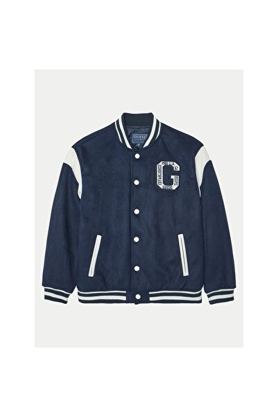 Guess Geacă bomber bărbătească L5RL07WG970 Bleumarin