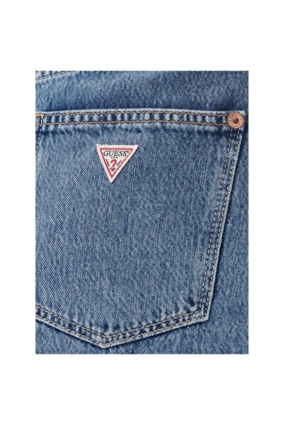 Guess Fustă din denim pentru femei W5YD1CD5QKB Bleumarin