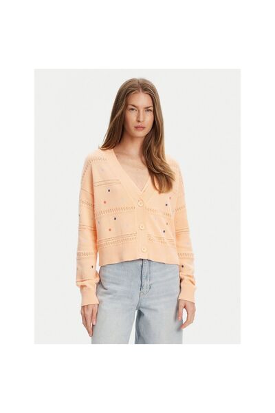 United Colors of Benetton Cardigan de damă 10C1E604W Portocaliu