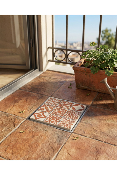 Creatick Design Dekoratif Doğal Taş Banyo Gider Kapağı Koku ve Böcek Önleyici...