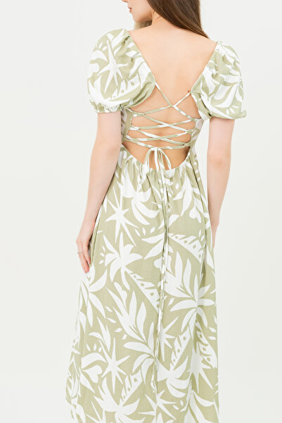 Jodtique Women's Long Dress Summer Green