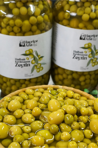 HATAY AKKIZ YÖRESEL Halhalı Zeytin (Kırılmamış)