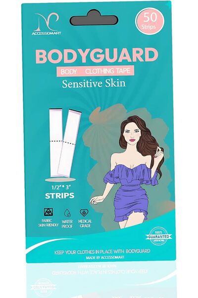 Generic Bodyguard Sensitive Skin Double-Sided Tape - Medical-Grade Adhesive F...