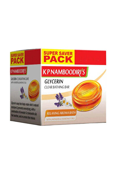 K.P. NAMBOODIRI'S Kp Namboodiri's Glycerin Clear Relaxing Aroma Bathing Bar - 75 gm - Pack of 2