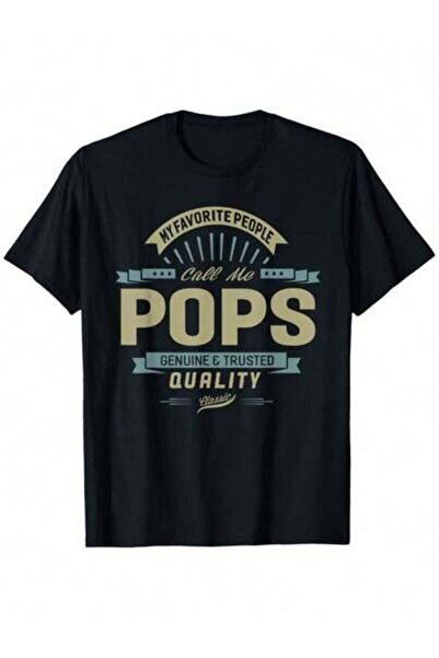 NOURAM My Favorite People Call Me Pops Grandpa Father Gift T-Shirt Suitable F...
