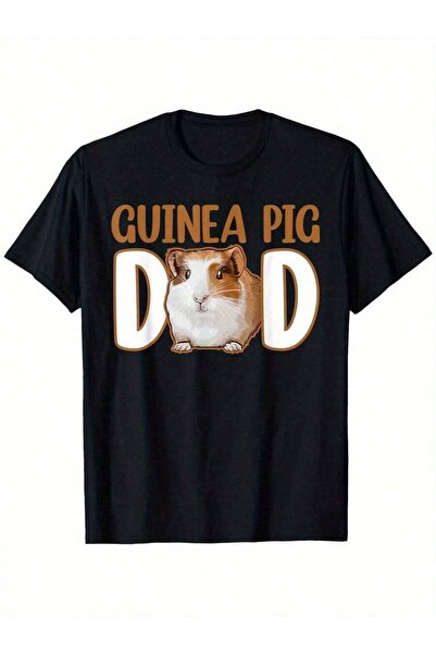 45 BPM Cute Design Dad Cavy Guinea Pig Lovers T-Shirt, Suitable For Men And W...