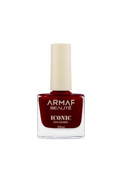 Armaf Beaute Iconic Nail Enamel 050 Sangria, 9ml | High Shine Nail Polish | C...