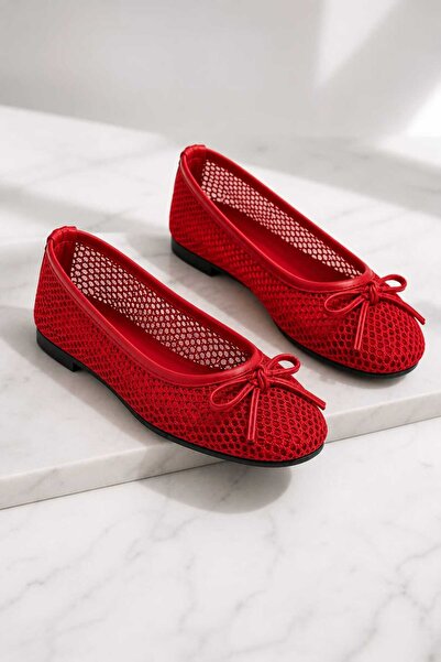 Slipcat Women's Mesh Mary Jane Ballerina Shoes with Buckle, Daily Comfortable...