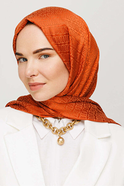 wesscollection شال نسائي منسوج من الجاكار اللامع بنمط سلسلة 75x185 سم
