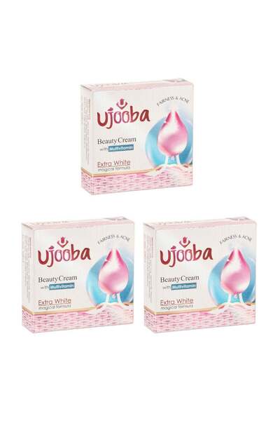ujooba Beauty Cream Extra White - 3x20g