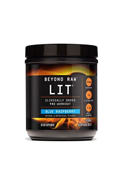 GNC Formula Pre-Workout LIT cu Aroma de Zmeura Albastra 408.9g