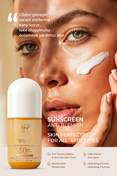 Ton Eşitleyici Aydınlatıcı Leke Karşıtı SPF 50 + PA++++ Güneş Kremi 100 ml