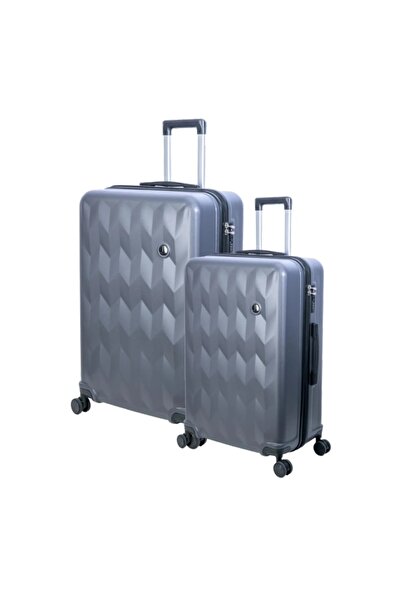 Excalibur 2-Piece Hardside ABS Luggage Set 20/28 Inch – 4-Wheel Spinner Trave...